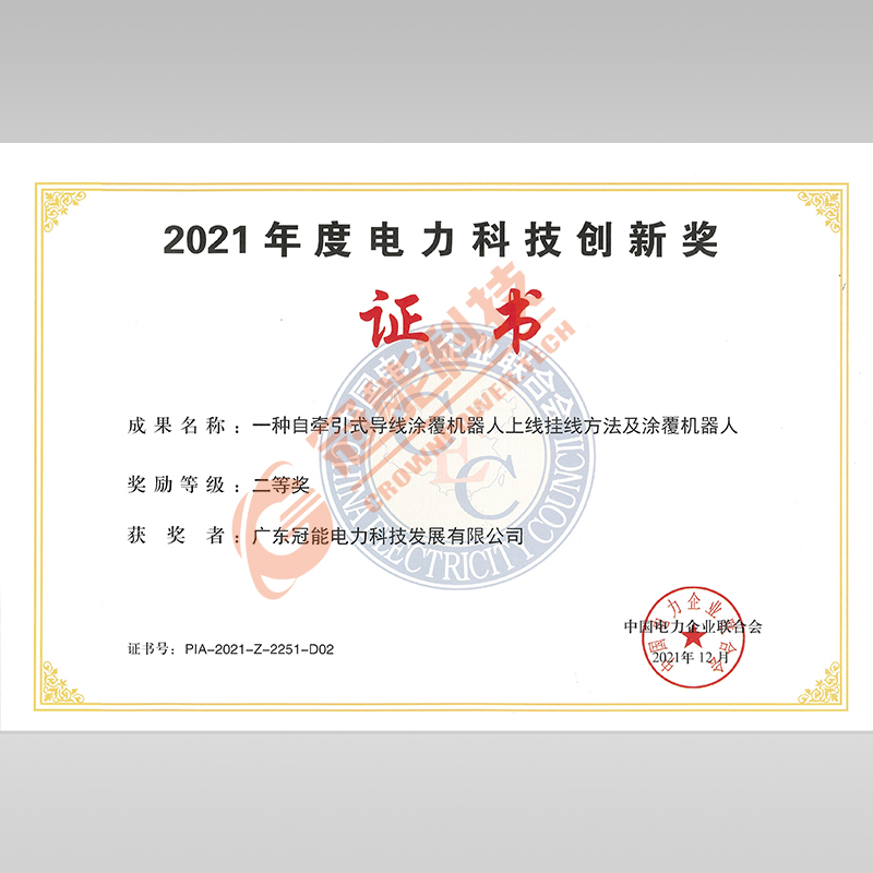 2021年度電力科技創(chuàng)新獎